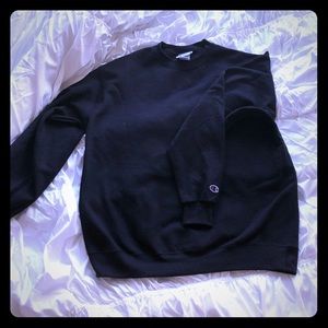 Black Champion Crewneck